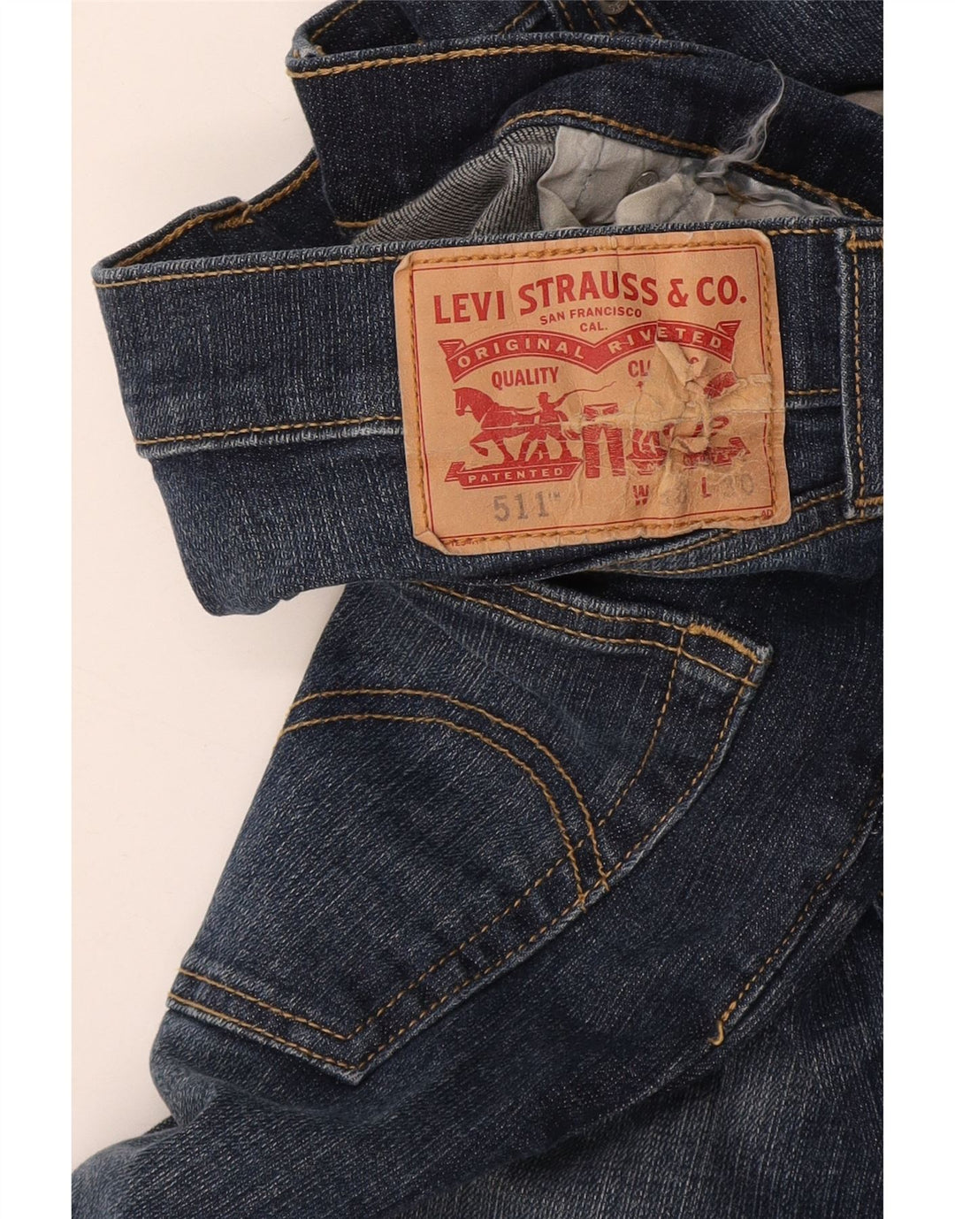 Levi's Mens 511 Skinny Jeans W38 L30 Blå