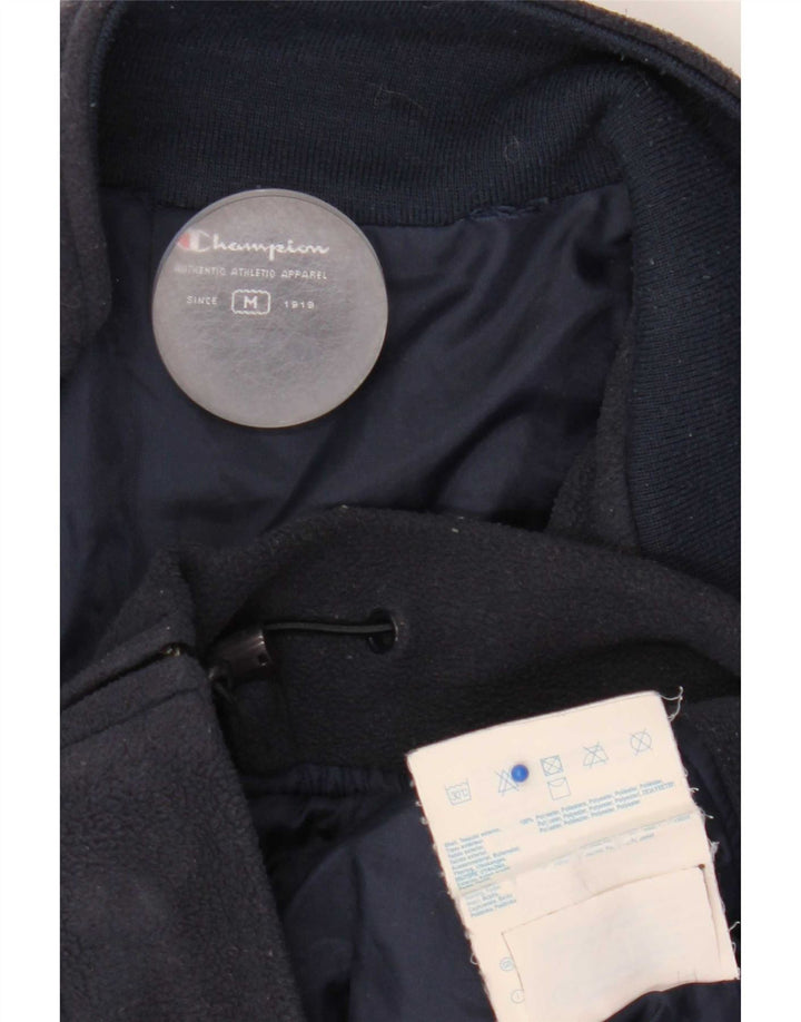 Champion Herre Fleecejakke UK 38 Medium Navy Blue Polyester
