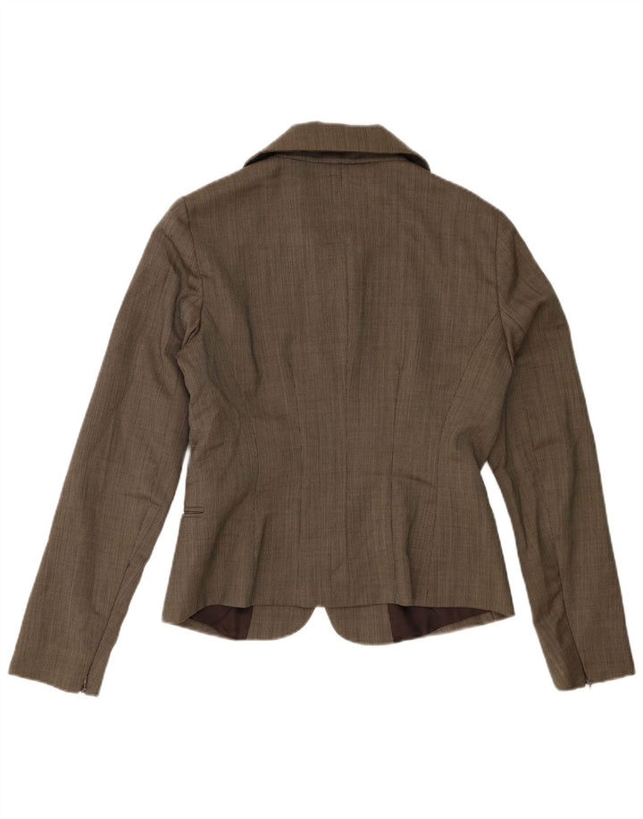 Intrend Dame 4-knaps blazerjakke UK 12 Medium Brun Uld