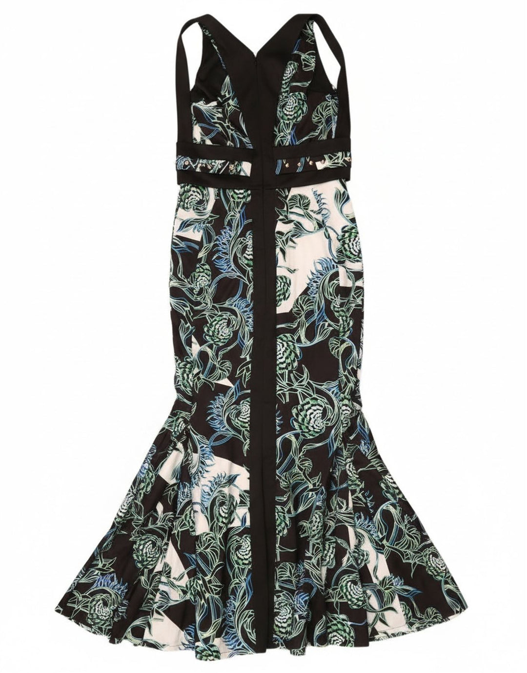 Just Cavalli Kvinders Grafisk Havfrue Kjole IT 44 Medium Sort Designer
