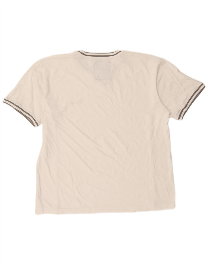 Champion Herre T-Shirt Top XL Hvid Bomuld