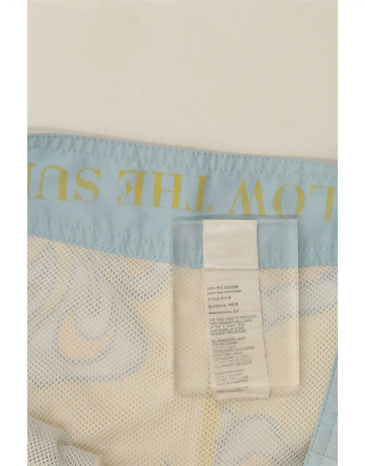 Sundek Herre badeshorts Medium Yellow Floral Polyester