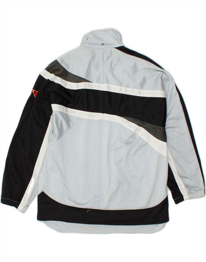 DIADORA Boys Graphic Tracksuit Top Jacket 15-16 Years Grey Colourblock | Vintage Diadora | Thrift | Second-Hand Diadora | Used Clothing | Messina Hembry 
