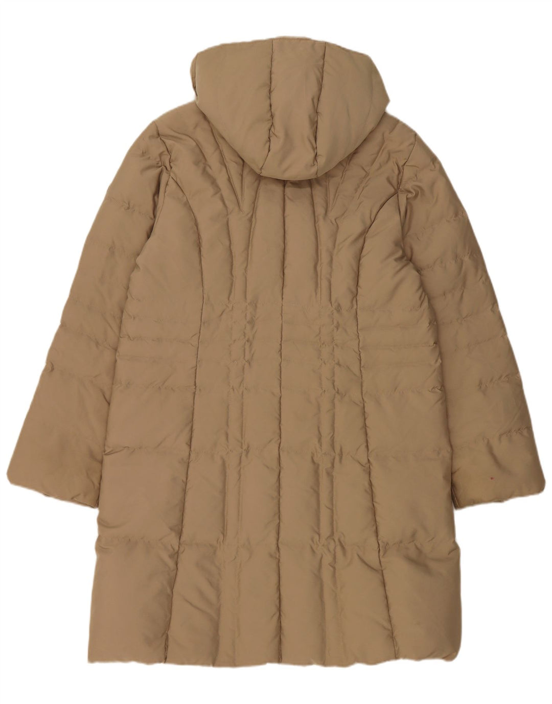 Sergio Tacchini Dame Hætte Polstret Frakke UK 16 Large Beige