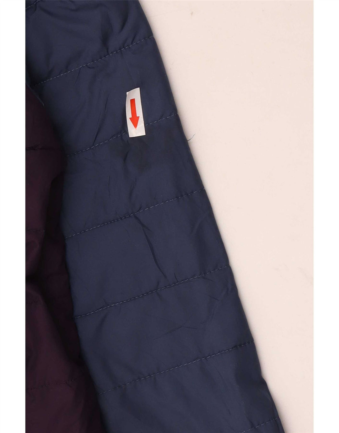 Columbia Herre hættepolstret jakke UK 36 Small Blue Colourblock Polyester