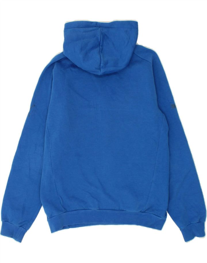 PUMA Boys Hoodie Jumper 13-14 Years XL Blue Vintage Puma and Second-Hand Puma from Messina Hembry 