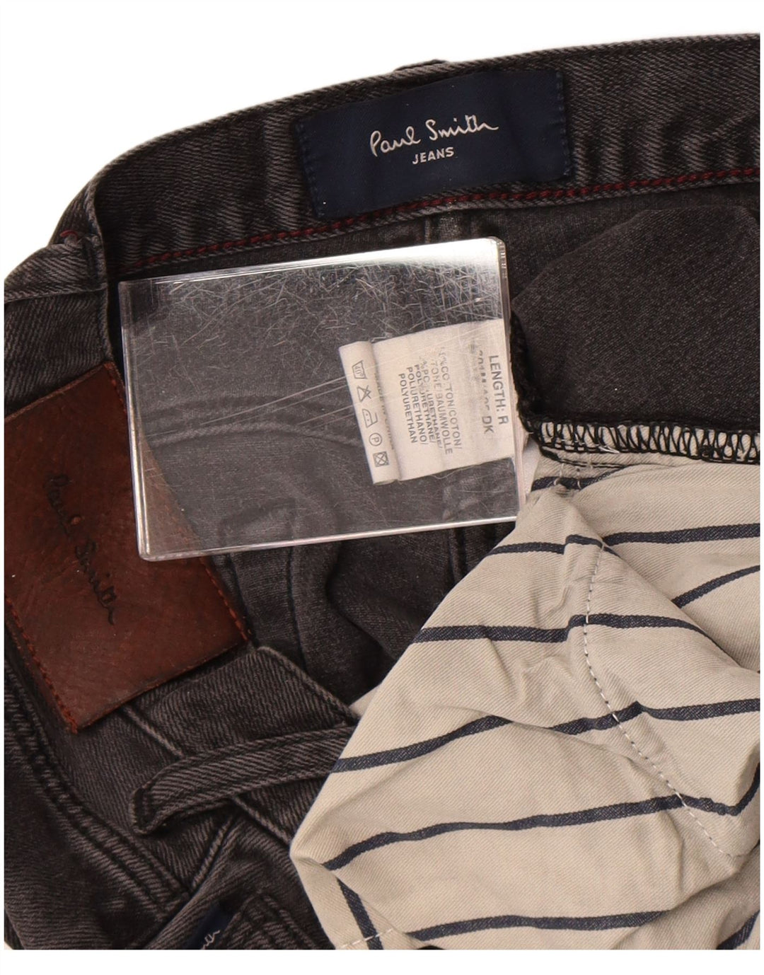 Paul Smith Slim Jeans til mænd W34 L31 Sort bomuld