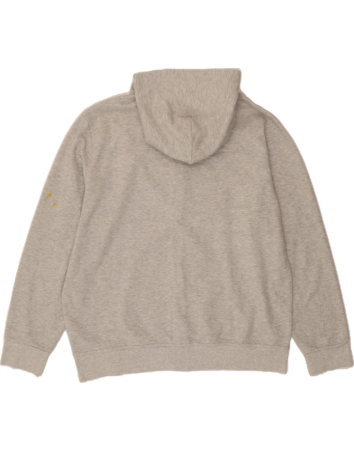 POLO RALPH LAUREN Mens Zip Hoodie Sweater 2XL Grey Polyester Vintage Polo Ralph Lauren and Second-Hand Polo Ralph Lauren from Messina Hembry 