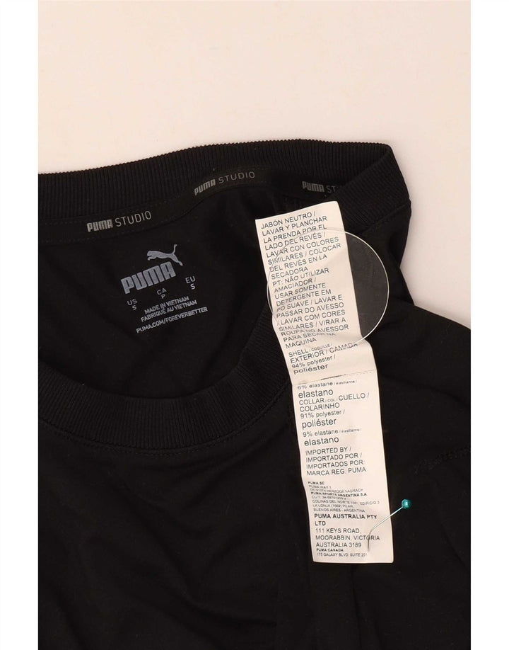 Puma Herre T-Shirt Top Lille Sort Polyester