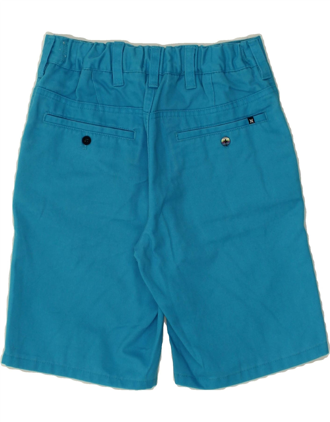 HURLEY Boys Chino Shorts 9-10 Years W24 Blue Cotton Vintage Hurley and Second-Hand Hurley from Messina Hembry 