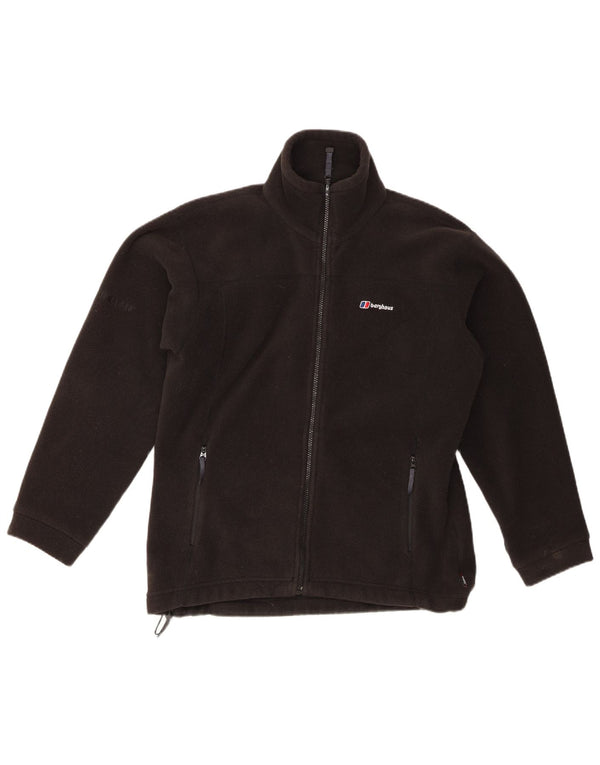Berghaus Dame Liner Fleece Jakke UK 12 Medium Sort Polyester
