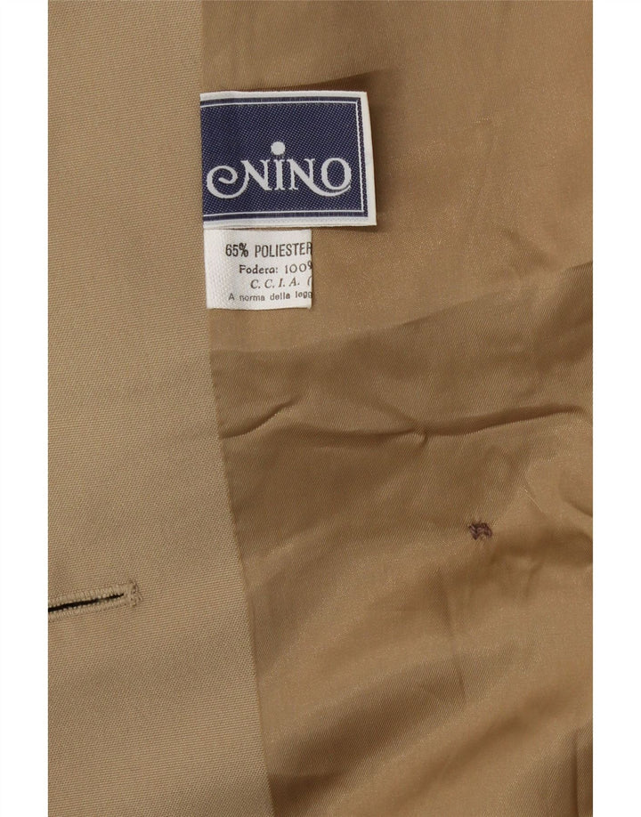 NINO Trench Coat til mænd UK 38 Medium Beige Polyester