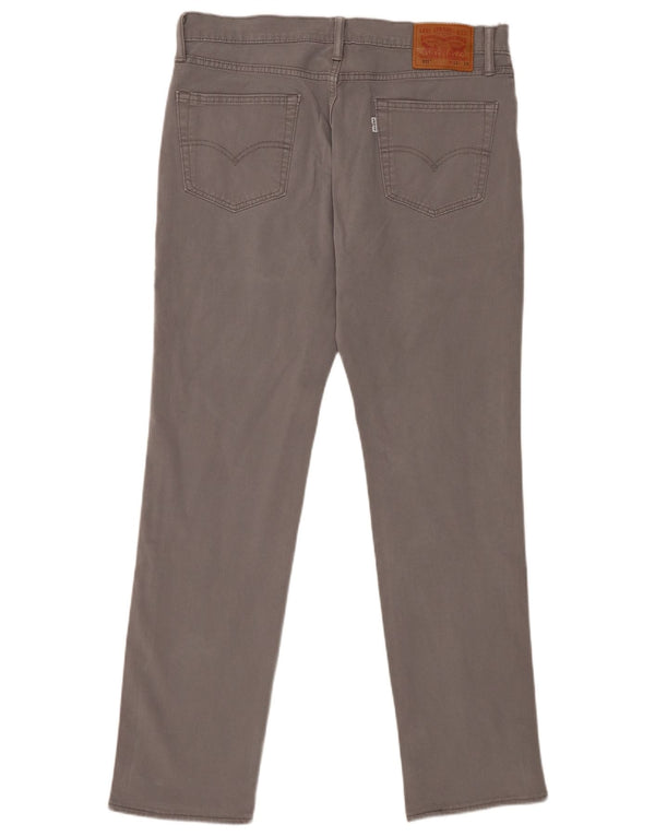 Levi's Herre 511 Slim Jeans W34 L34 Grå Bomuld