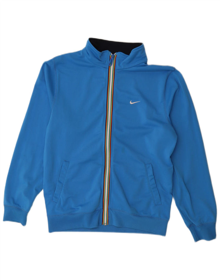 Nike drenge grafisk træningsdragt topjakke 13-14 år XL blå polyester