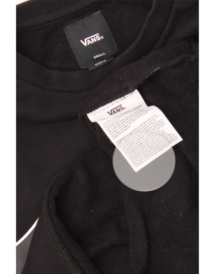 Vans Drenge Grafisk Sweatshirt Jumper 8-9 år Lille sort bomuld