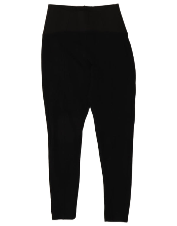 Marks & Spencer Womens Leggings UK 8 Small Black Viscose