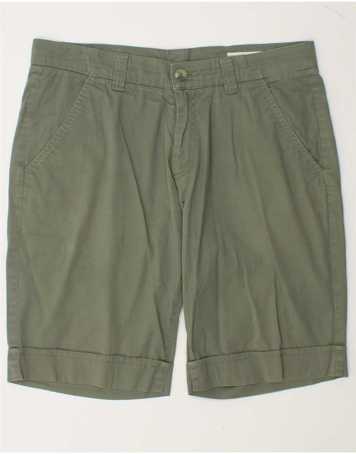 RIFLE Mens Chino Shorts W34 Large  Green
