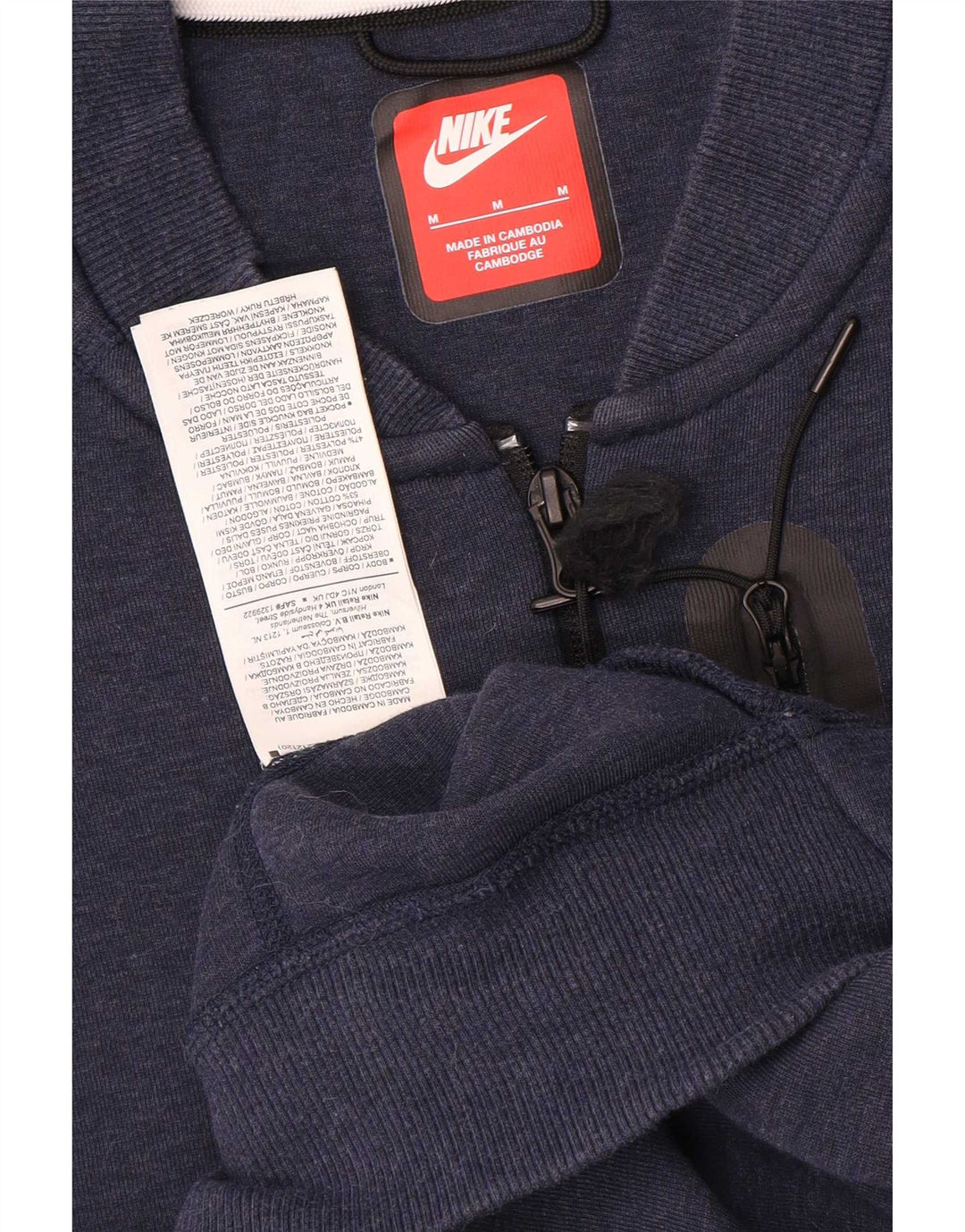 Nike træningsdragt til mænd, topjakke, medium marineblå bomuld