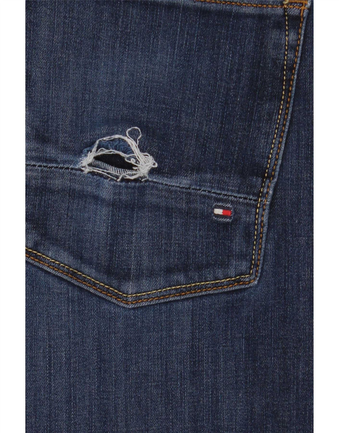 Tommy Hilfiger Herre Bleecker Slim Jeans W34 L36 Blå Bomuld