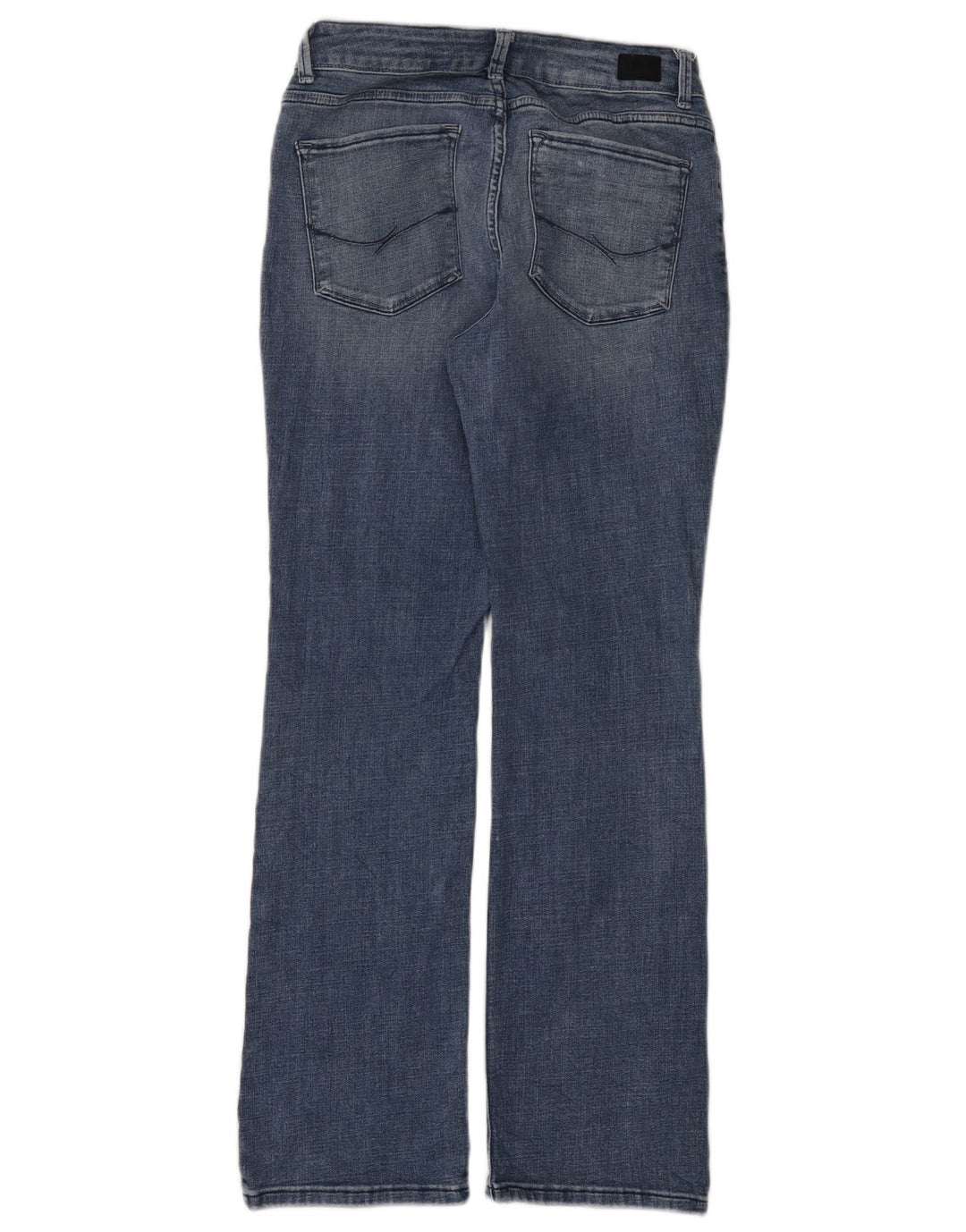 Lee Womens Curvy Bootcut Jeans US 8 Medium W28 L30 Blue Cotton