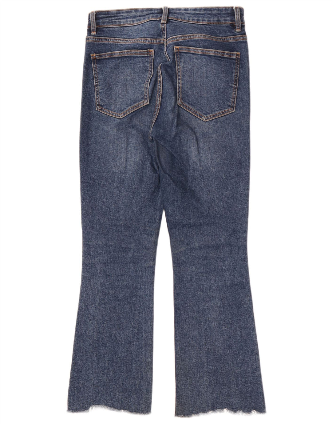 Zara Dame Bootcut Jeans EU 38 Small W28 L26 Blå Bomuld