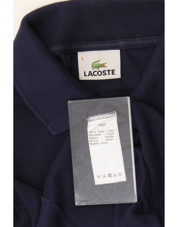 Lacoste herre poloskjorte str. 3 Lille marineblå bomuld