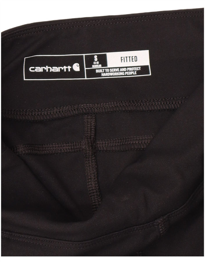 Carhartt Womens Fitted Leggings US 4/6 Small Black