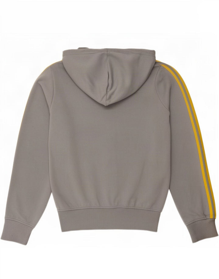Adidas Dame Hættetrøje Sweater UK 12 Medium Grey Polyester