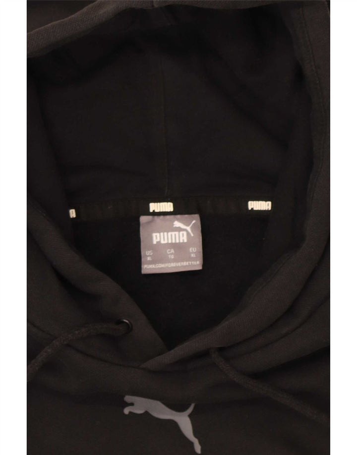 Puma Grafisk hættetrøje til mænd XL Sort