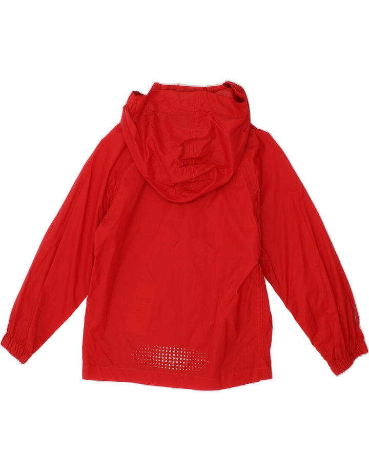 MOUNTAIN WAREHOUSE Boys Hooded Rain Jacket 3-4 Years Red Nylon Vintage Mountain Warehouse and Second-Hand Mountain Warehouse from Messina Hembry 