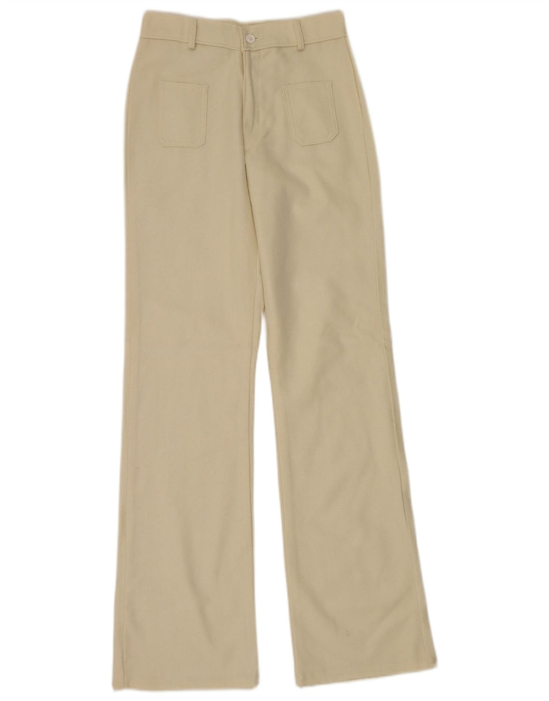 Vintage Dame Bootcut Casual Bukser EU 40 Medium W30 L33 Beige