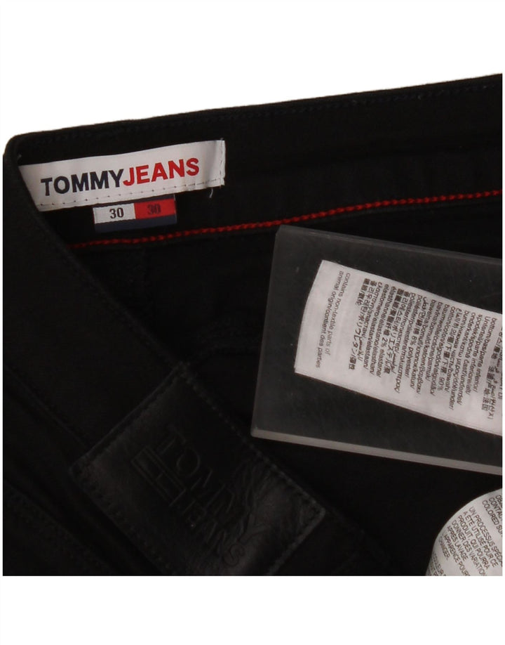 TOMMY HILFIGER Skinny Jeans til kvinder W30 L30 Sort bomuld