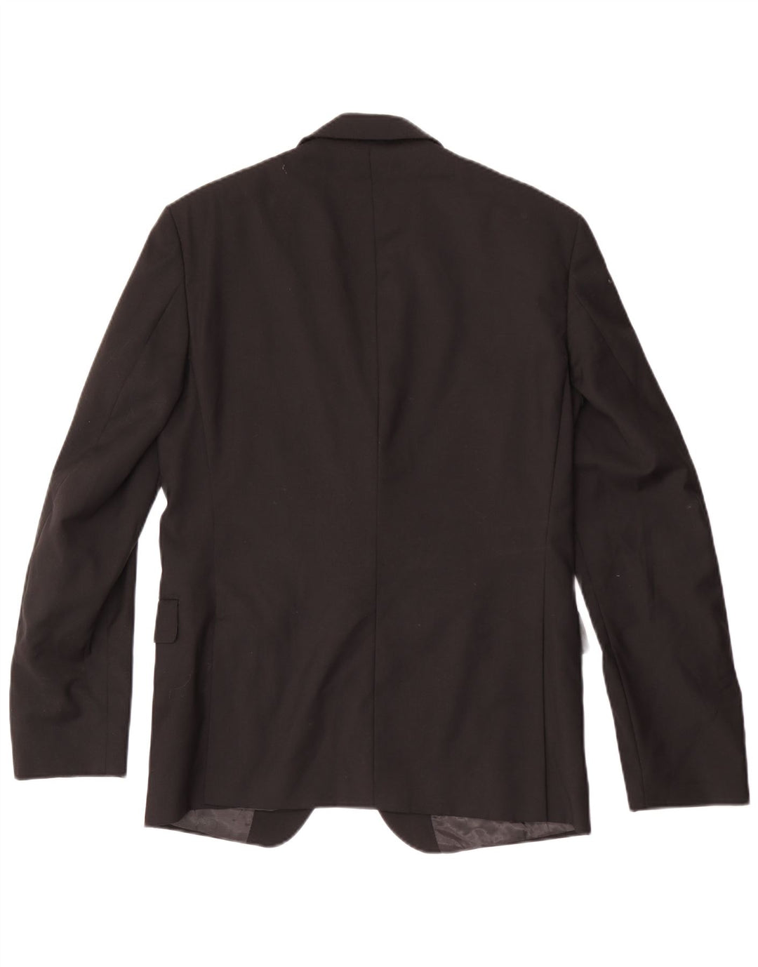 Calvin Klein Herre 2-knaps blazerjakke UK 40 Stor sort uld
