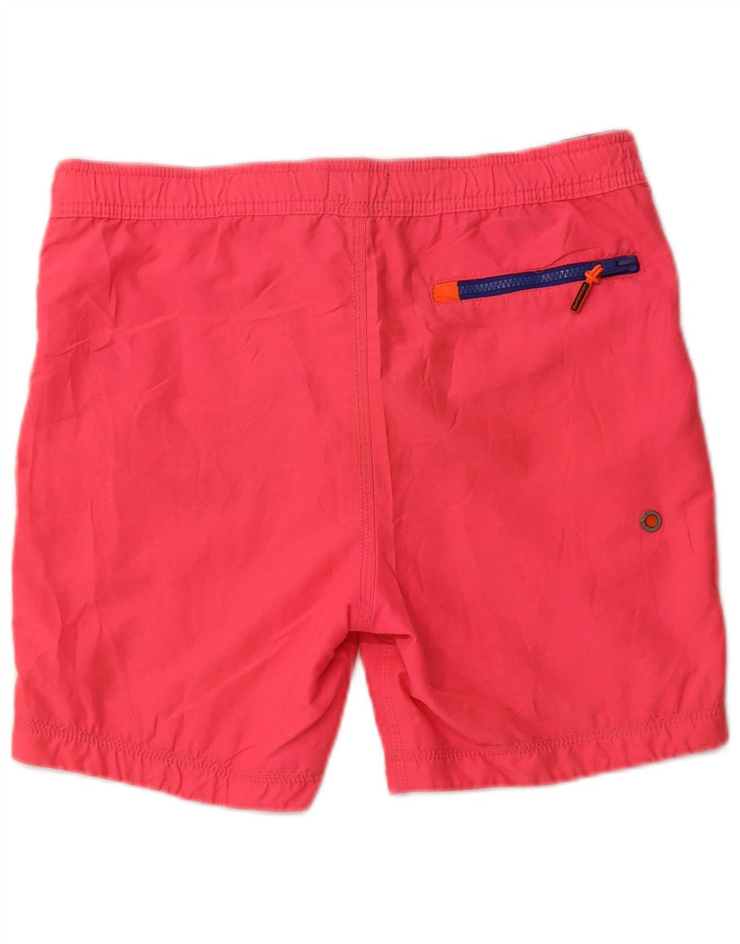 SUPERDRY Grafiske badeshorts til mænd Small Pink Polyester