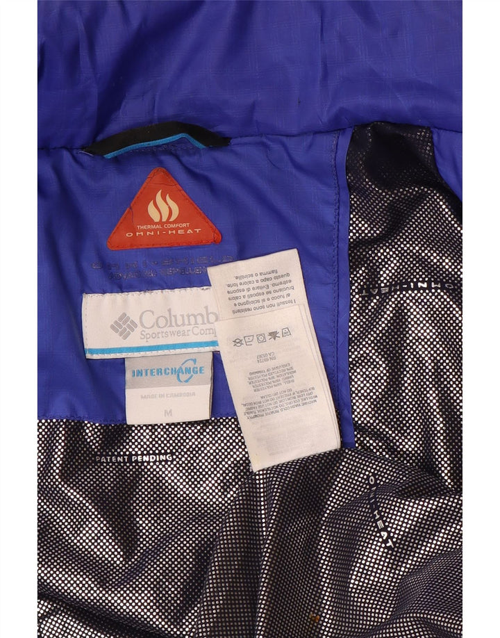 Columbia Womens Interchange Liner Polstret jakke UK 14 Medium Blue Polyester