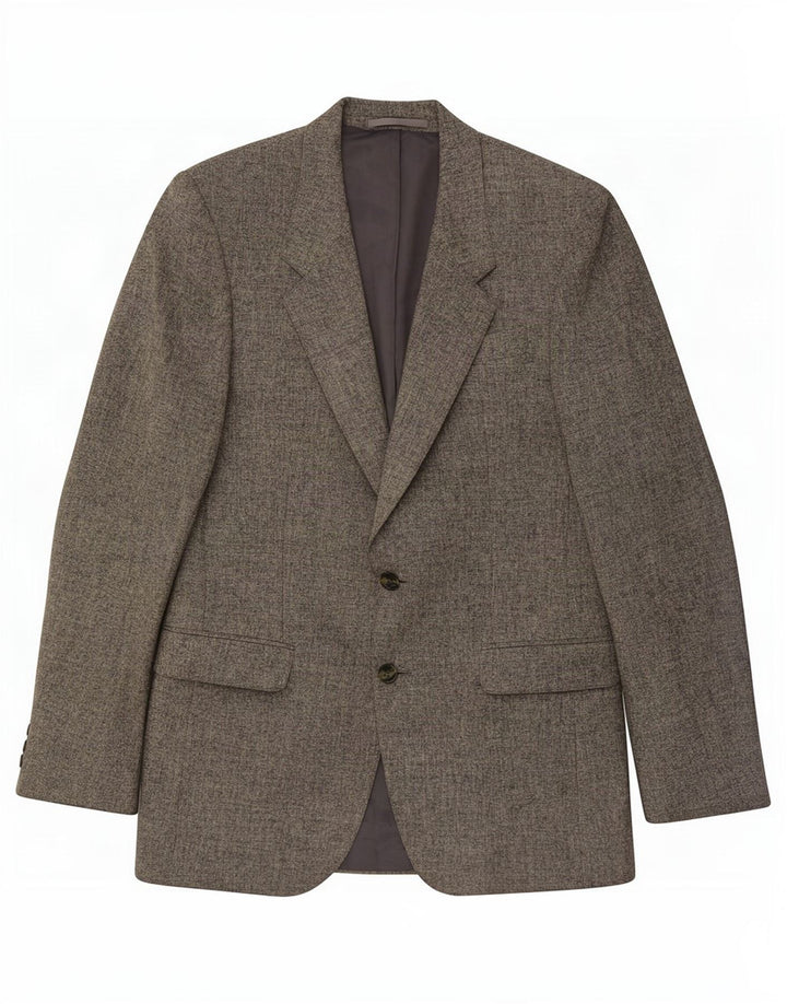 Wellington Herre 2-knaps blazerjakke UK 38 Medium Grey Flecked Wool