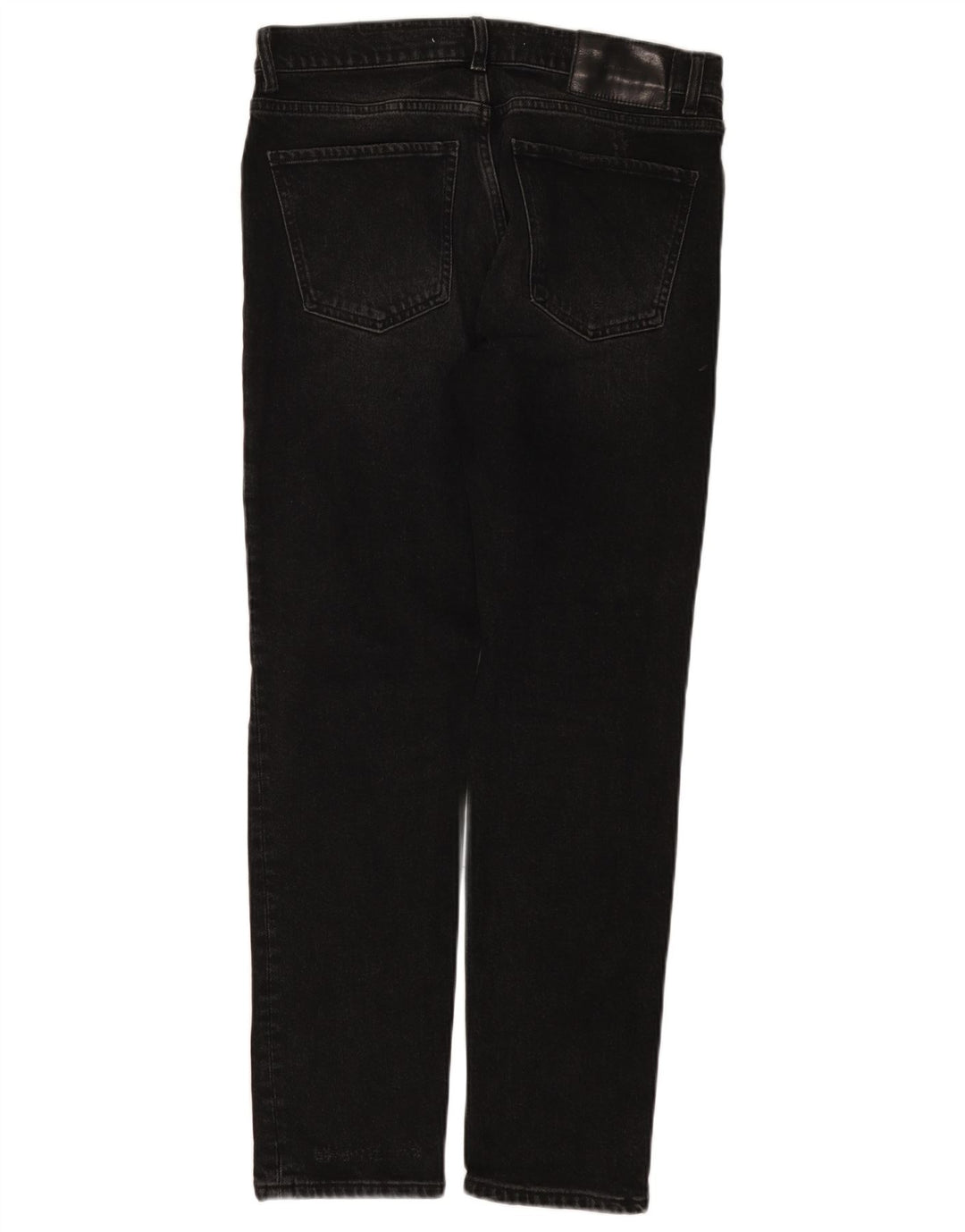 Zara Herre Slim Jeans EU 42 Large W32 L30 Sort Bomuld