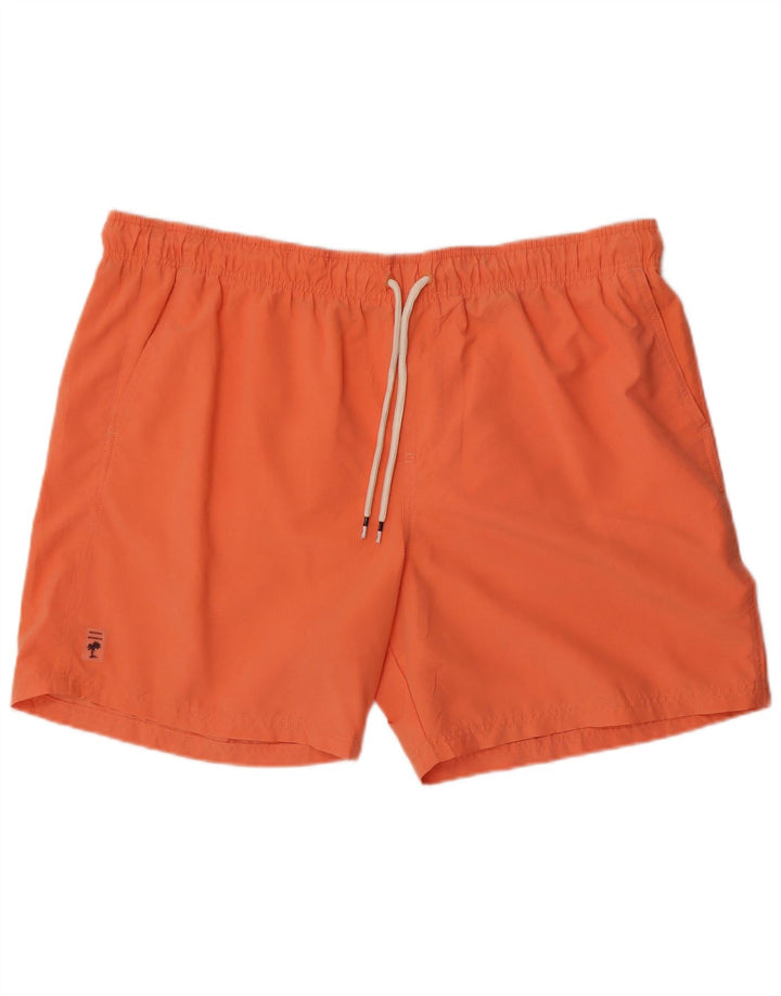 Marks & Spencer Badeshorts til mænd 2XL orange polyester