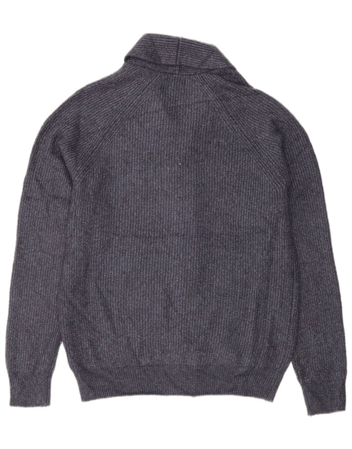 Marks & Spencer Herre cardigan sweater Medium Marineblå polyamid