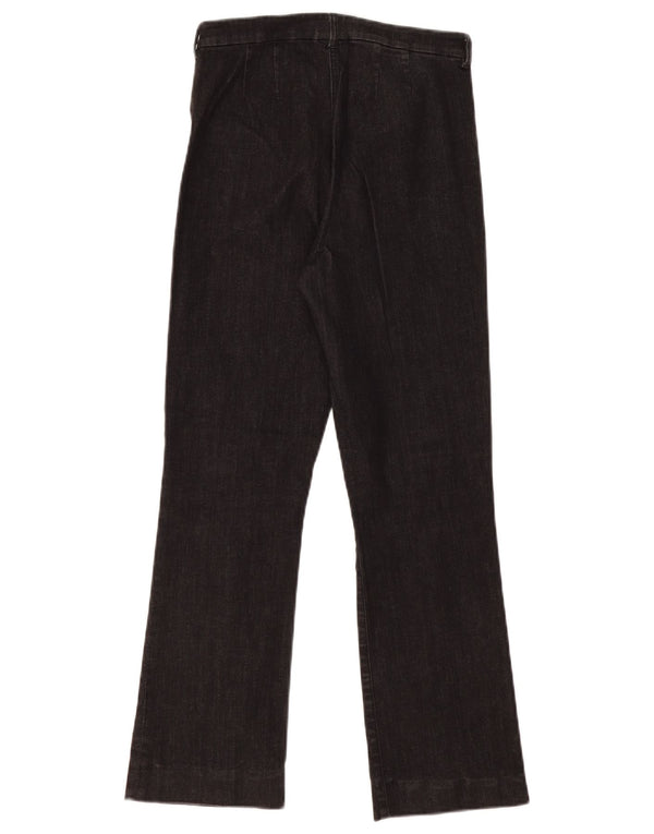 MAX MARA Womens Bootcut Jeans UK 10 Small W28 L28 Grey Cotton