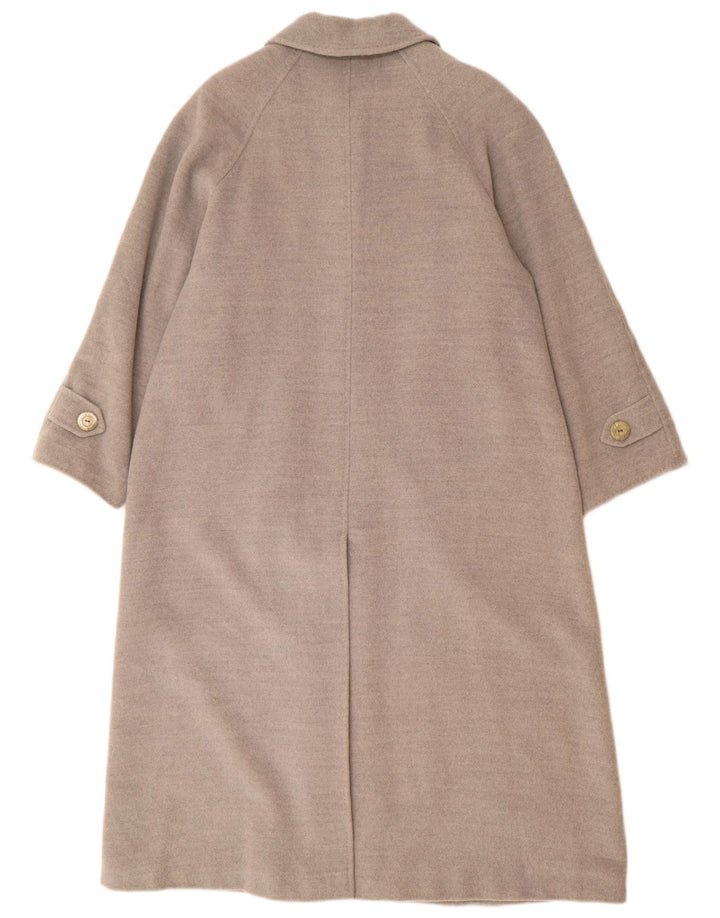 Vintage overfrakke til kvinder EU 38 Medium Grey Virgin Wool