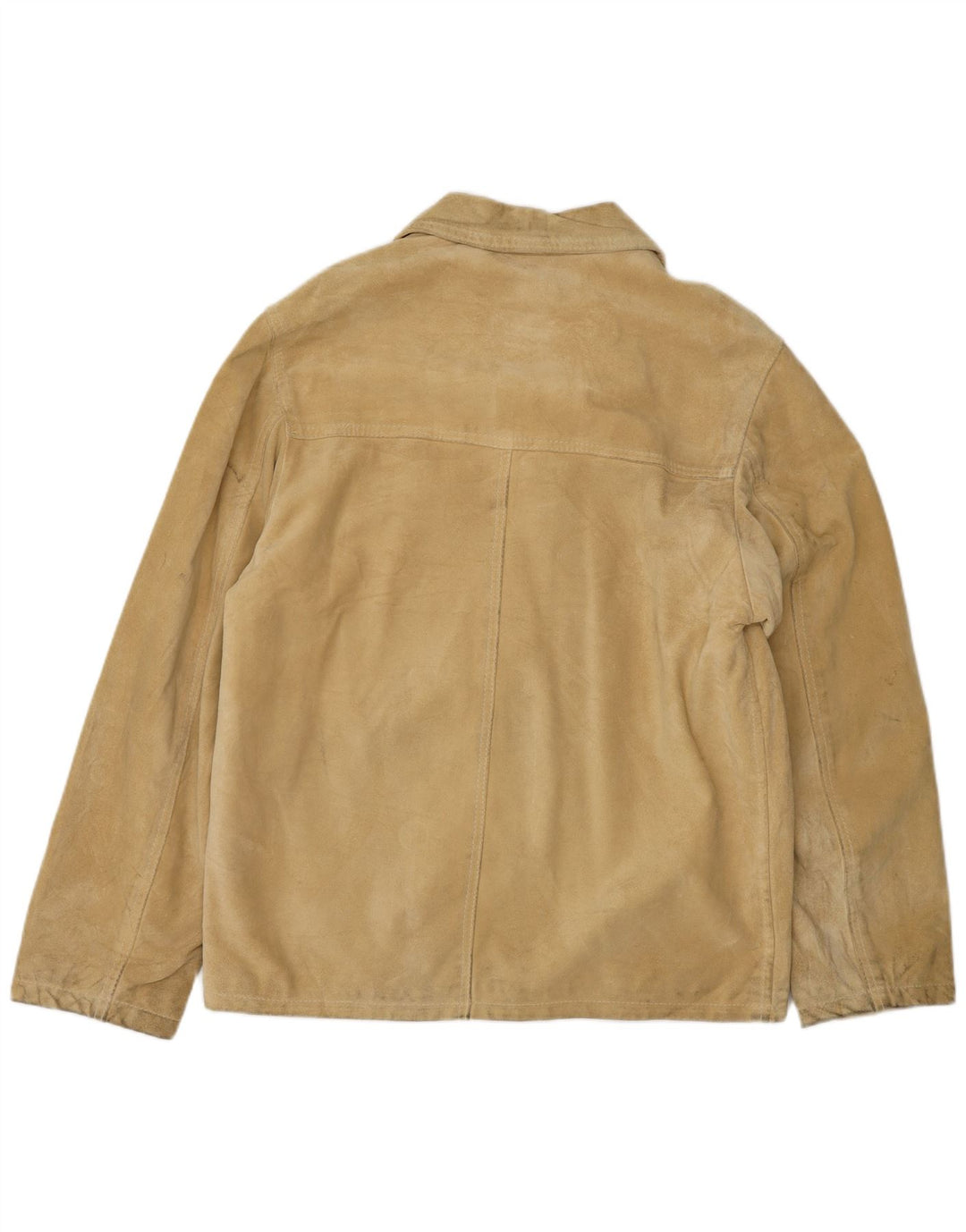 CONBIPEL Herre ruskindsjakke UK 40 Stort beige læder