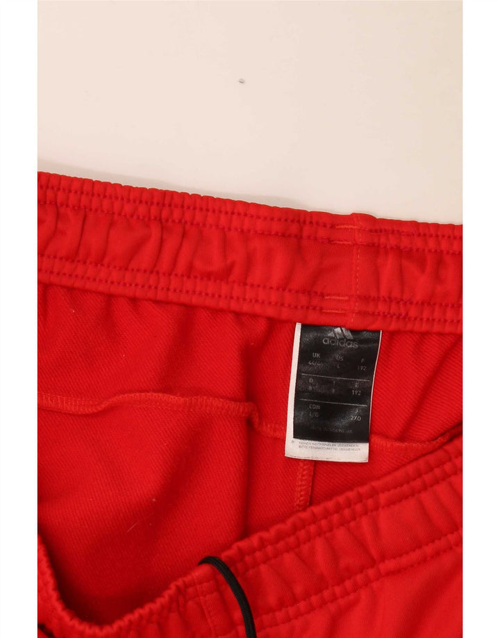 Adidas Træningsdragtsbukser til mænd UK 44/46 Large Red Polyester