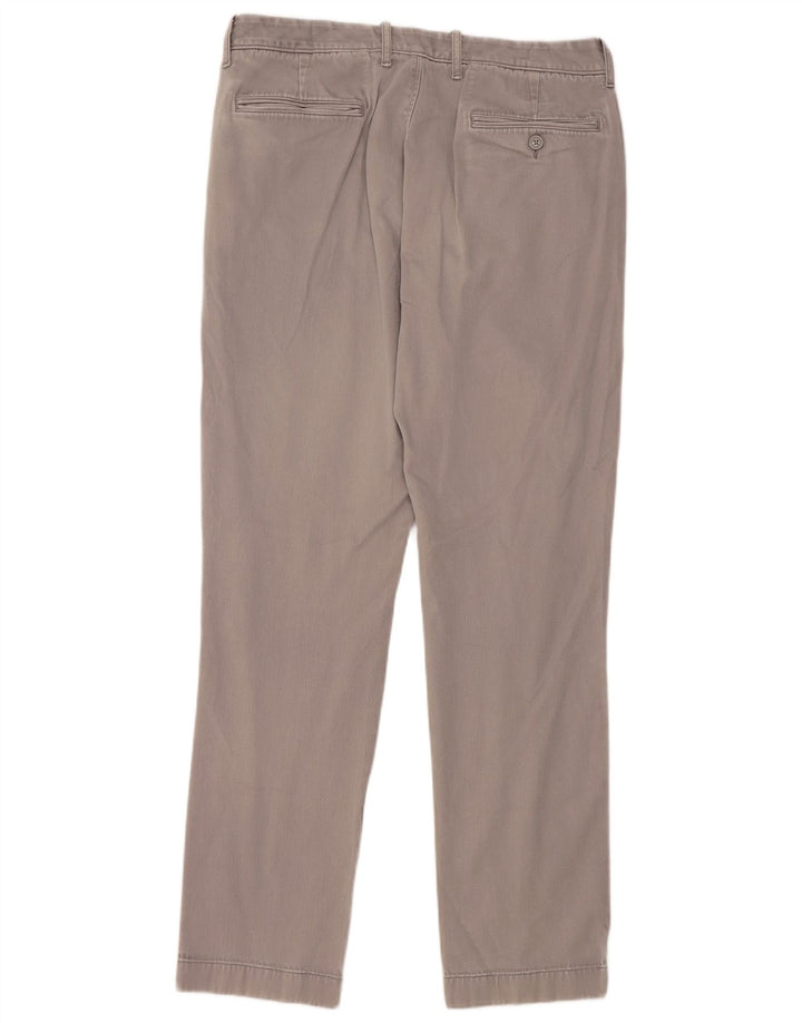 J. CREW Slim Chino-bukser til mænd W32 L32 Grå bomuld