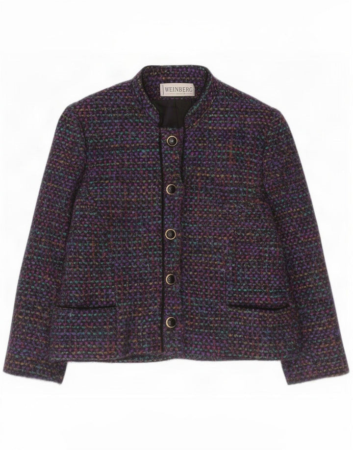 Weinberg Dame 5 Button Blazer Jacket UK 10 Small Multicolored Flecked