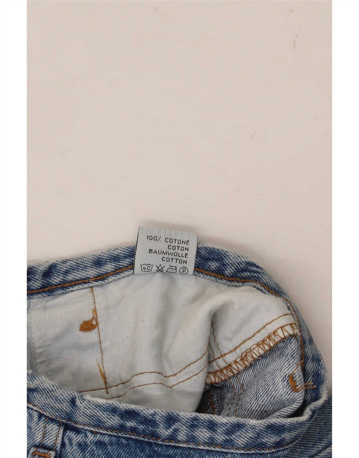 Vintage koniske jeans til kvinder Medium W28 L29 blå bomuld