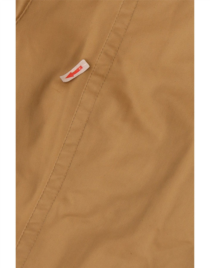 Calvin Klein Jeans Dame Utility Jacket UK 14 Stor Beige Bomuld