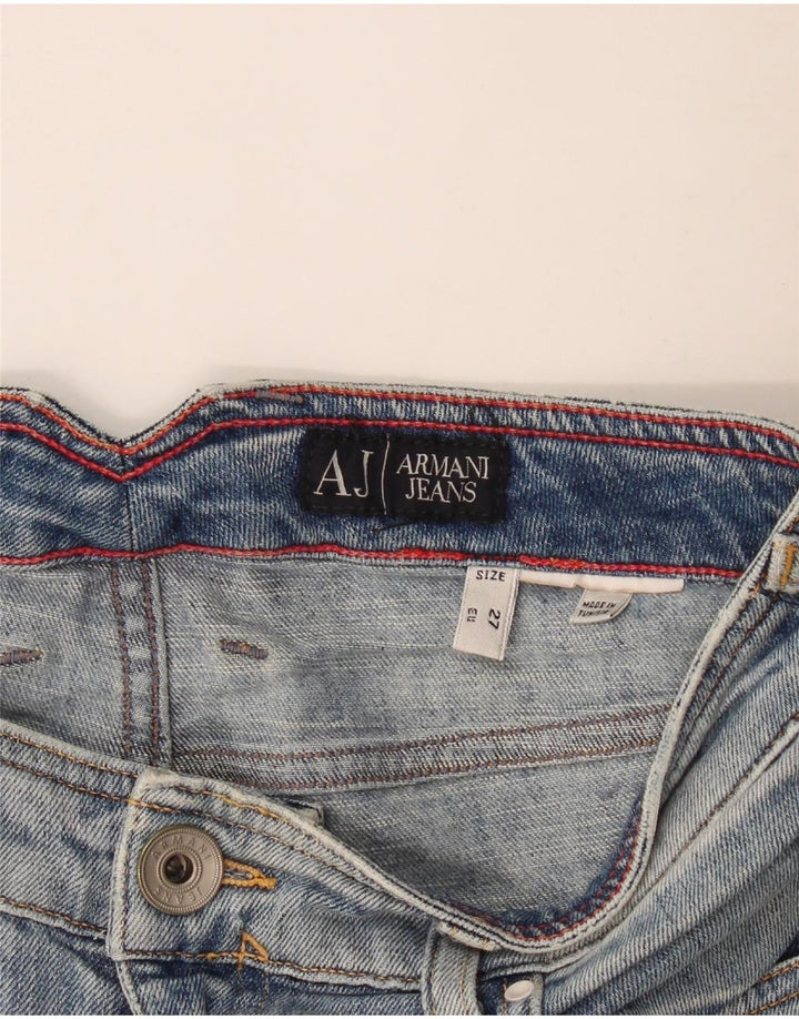 Armani Dame Skinny Jeans W27 L32 Blå
