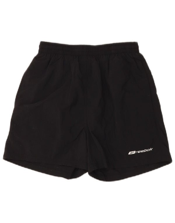 REEBOK Herre grafiske sportsshorts XS sort nylon