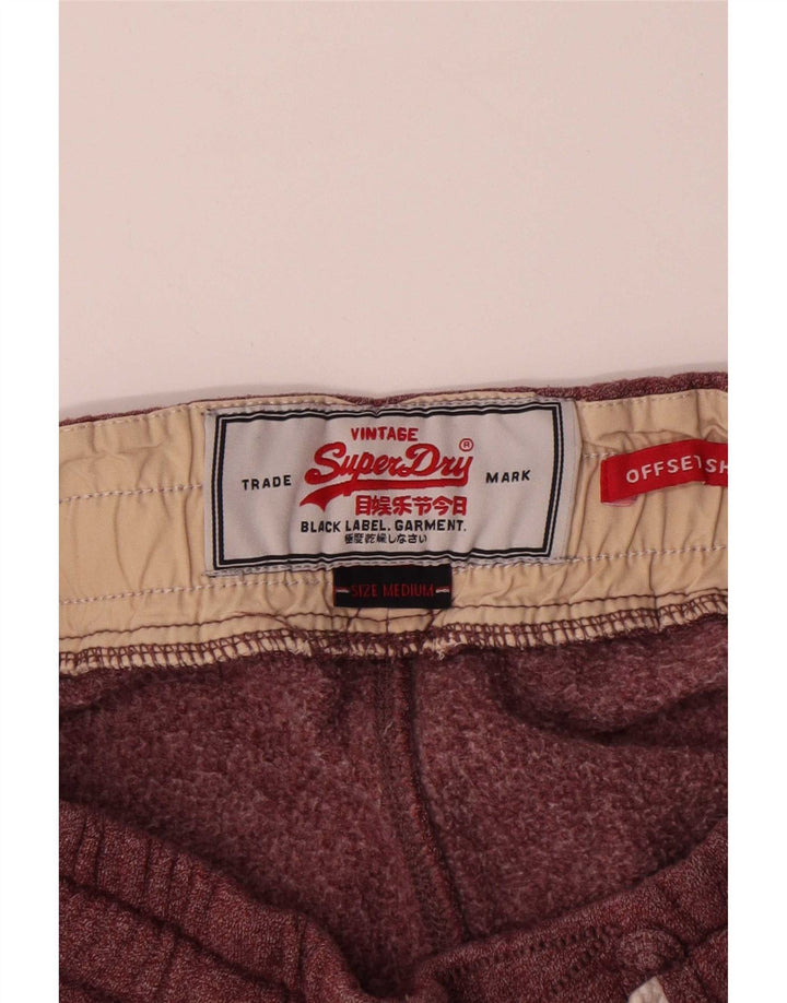 Superdry grafiske sportsshorts til mænd Medium rødbrun polyester